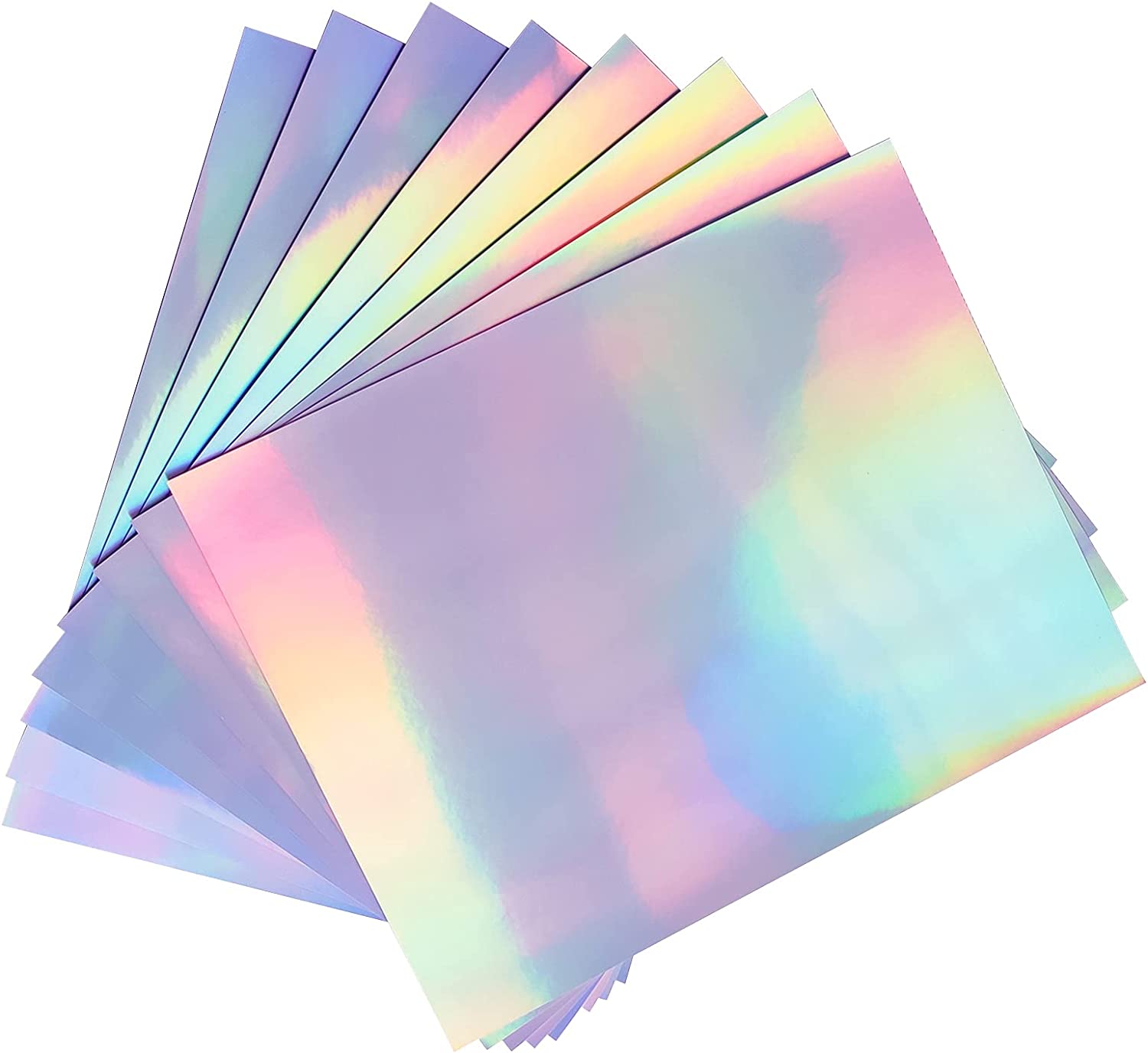 10pcs papier autocollant holographique imprimable pour votre