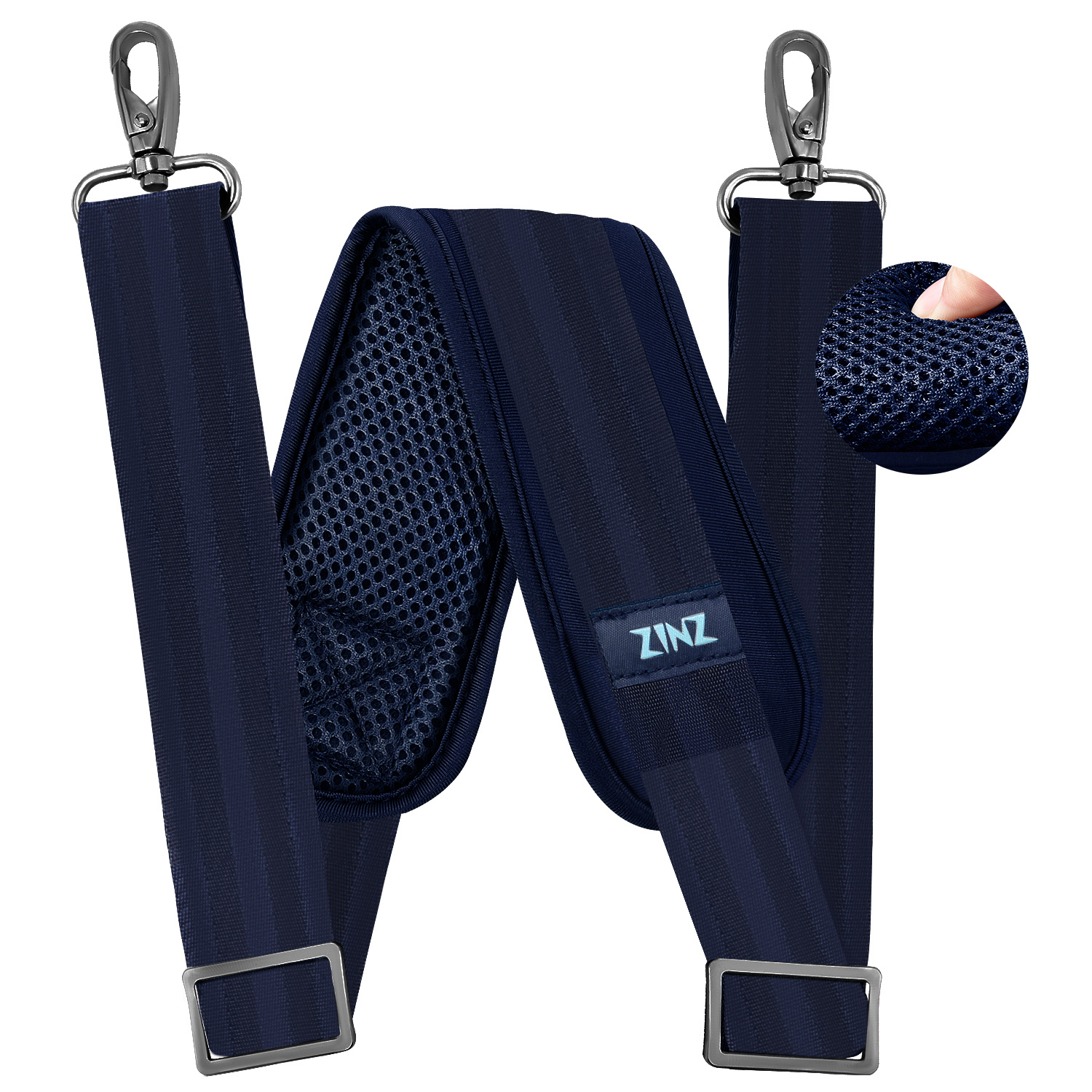  Bag Shoulder Strap, ZINZ Padded Adjustable Shoulder Strap  Replacement | Luggage Straps