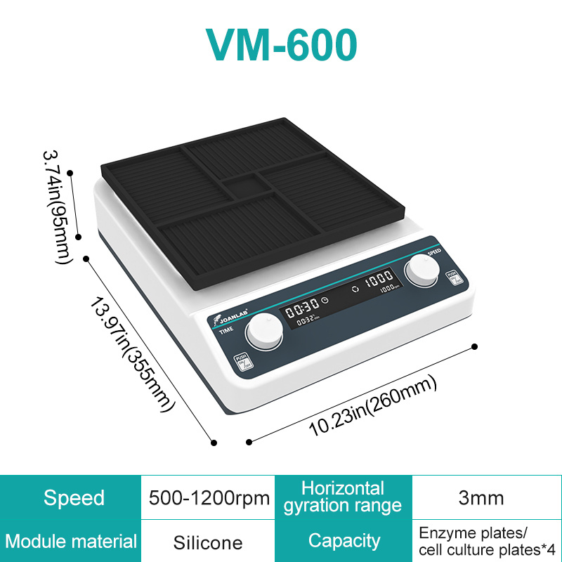 Joanlab Microplate Shaker 96 Well Micro Plate Mixer Laboratory