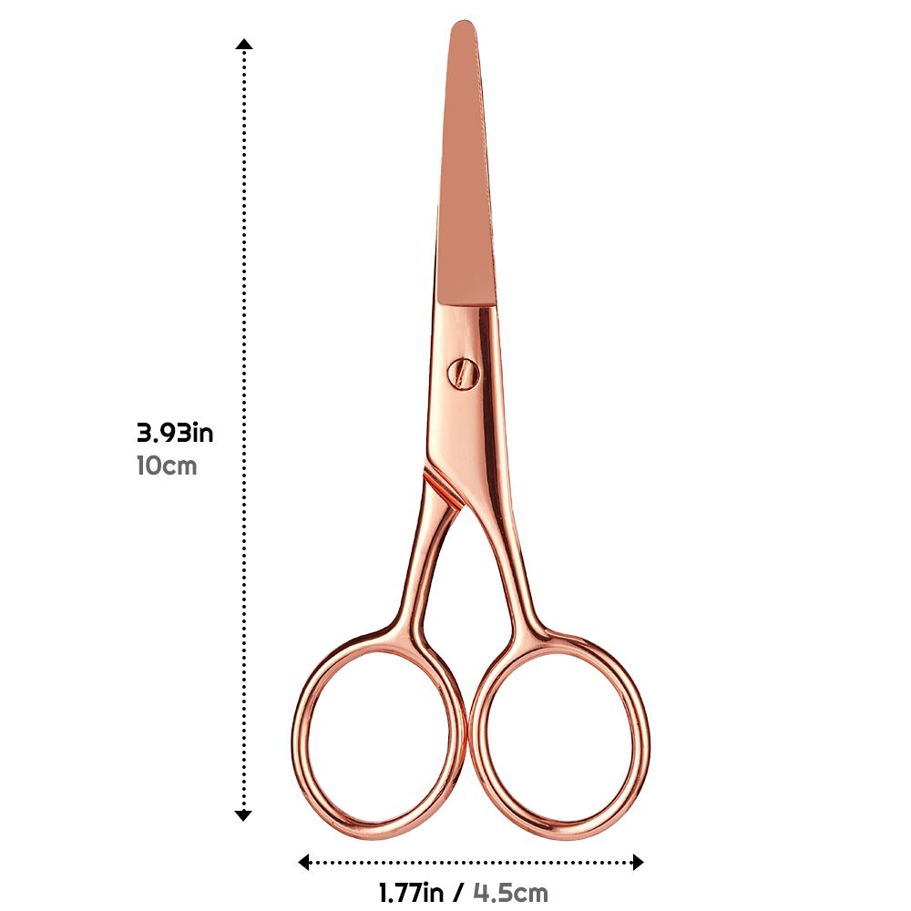 Small Scissors Eyebrow Scissors Nose Hair Scissors Round Tip Designs Will  Not Hurt The Nasal Cavity Professional Grooming Scissors For Hair Eyelashes  Nose Eyebrow Trimming Mustache | Shop Now For Limited-time Deals |