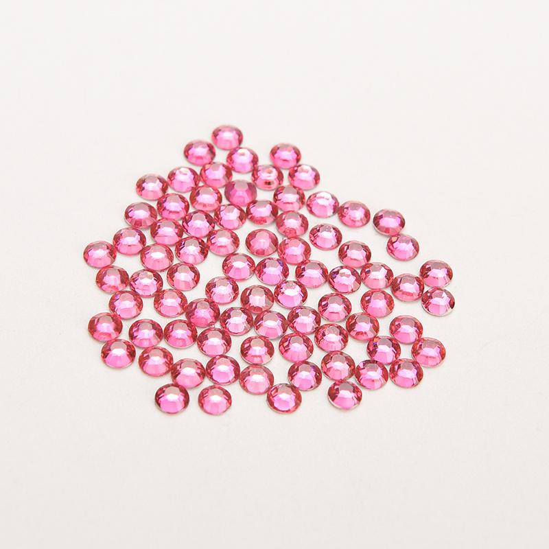 1000 Pcs Clear AB Flatback Rhinestones Round Beads For Nail Art