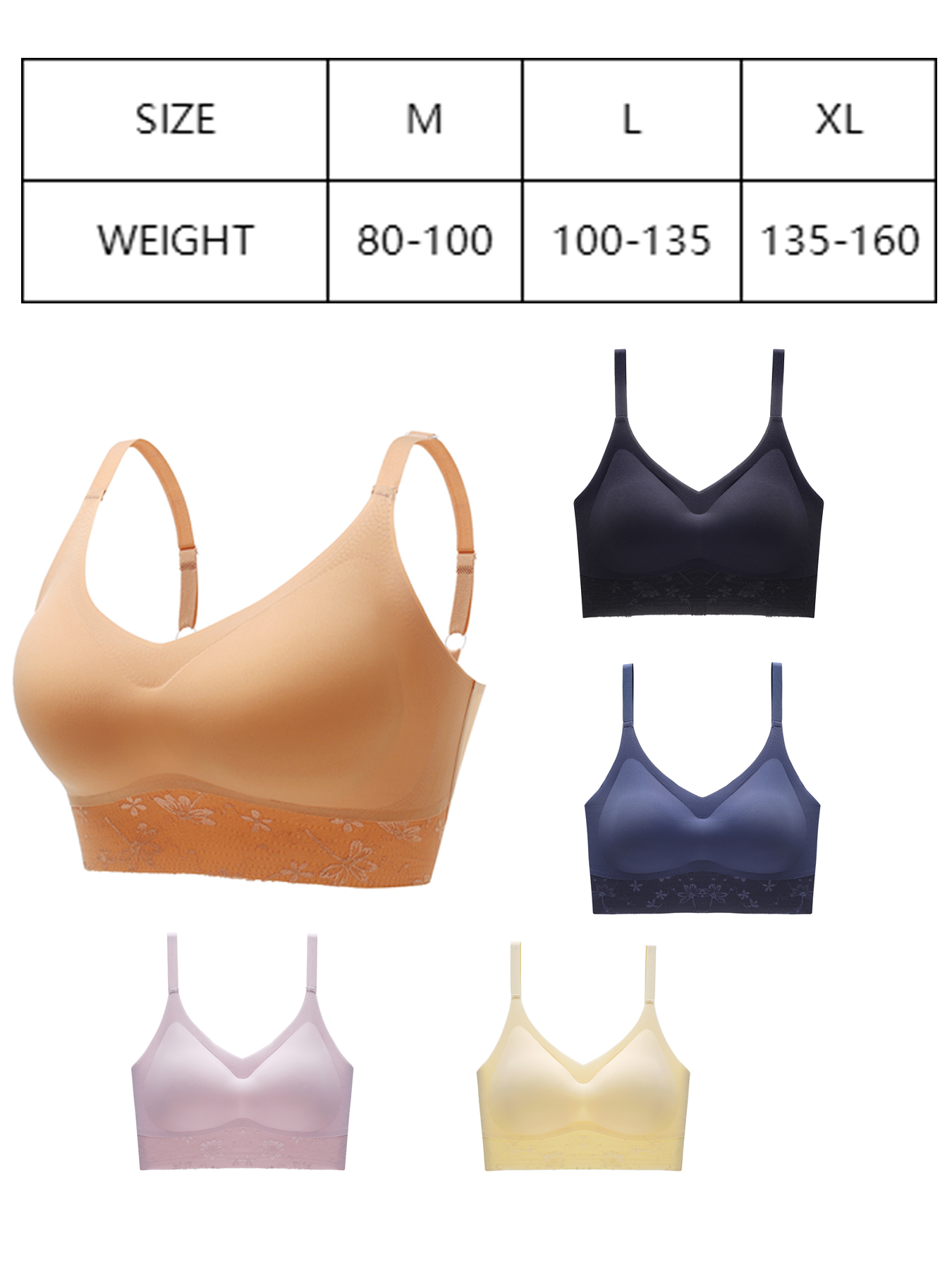 Bras Seamless Sexy Lace For Women Wireless Push Up Bra Comfort Soft White  Black Undearwear Bralette Ladies Lingerie From Depensibley, $19.15