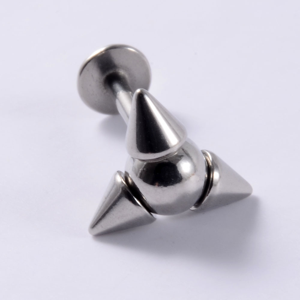 Labret Lip Bar Ring External Thread Tower Screw Ear Temu