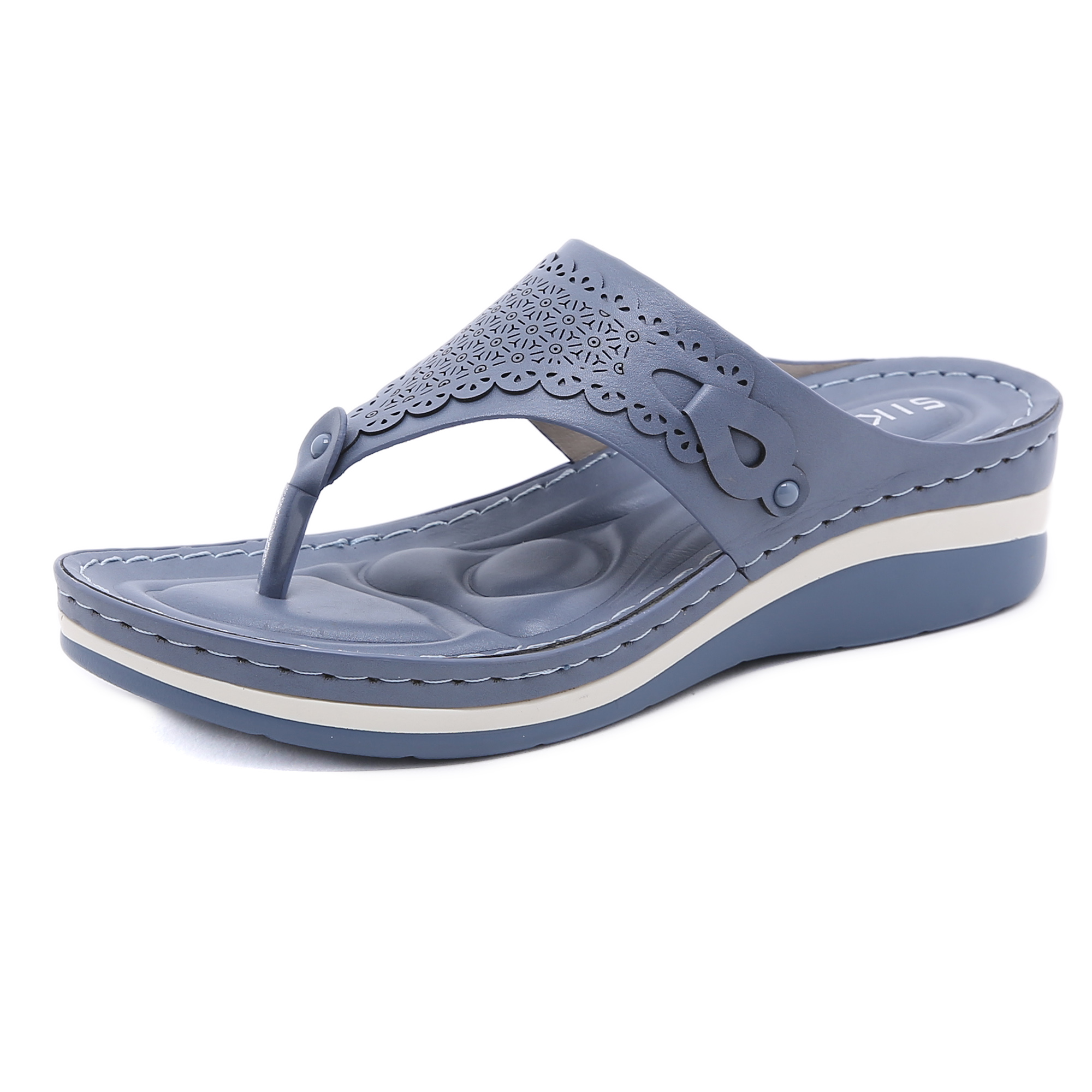 Women's Soft Bottom Sea Beach Slip Flops Open Toe Thick - Temu