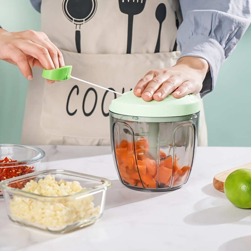 Plástico/acero inoxidable, picador de verduras fácil de limpiar, picador de  cebolla para nueces, ajo RO