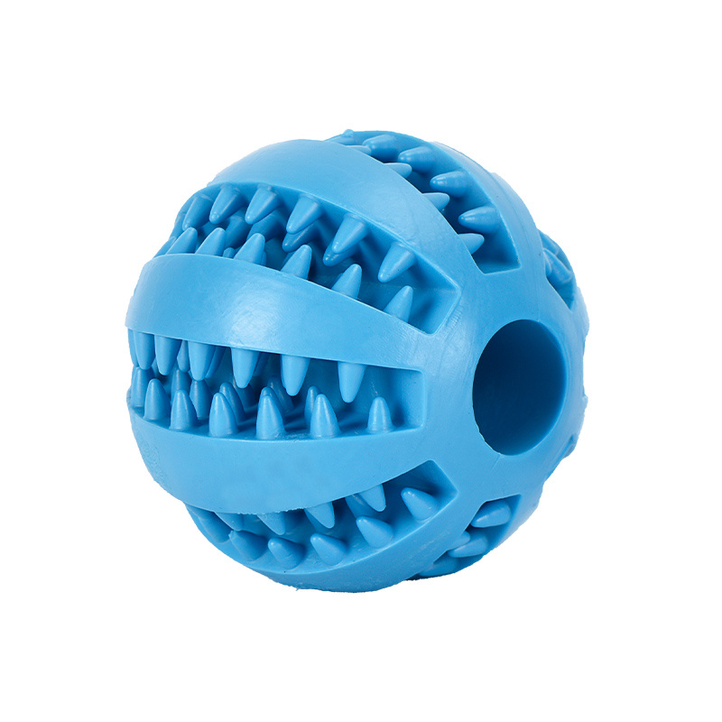 TEMU Juguete De Pelota De Dispensador De Comida Para Perros, Juguete Molar De Goma Para Masticar Interactivo Para Mascotas