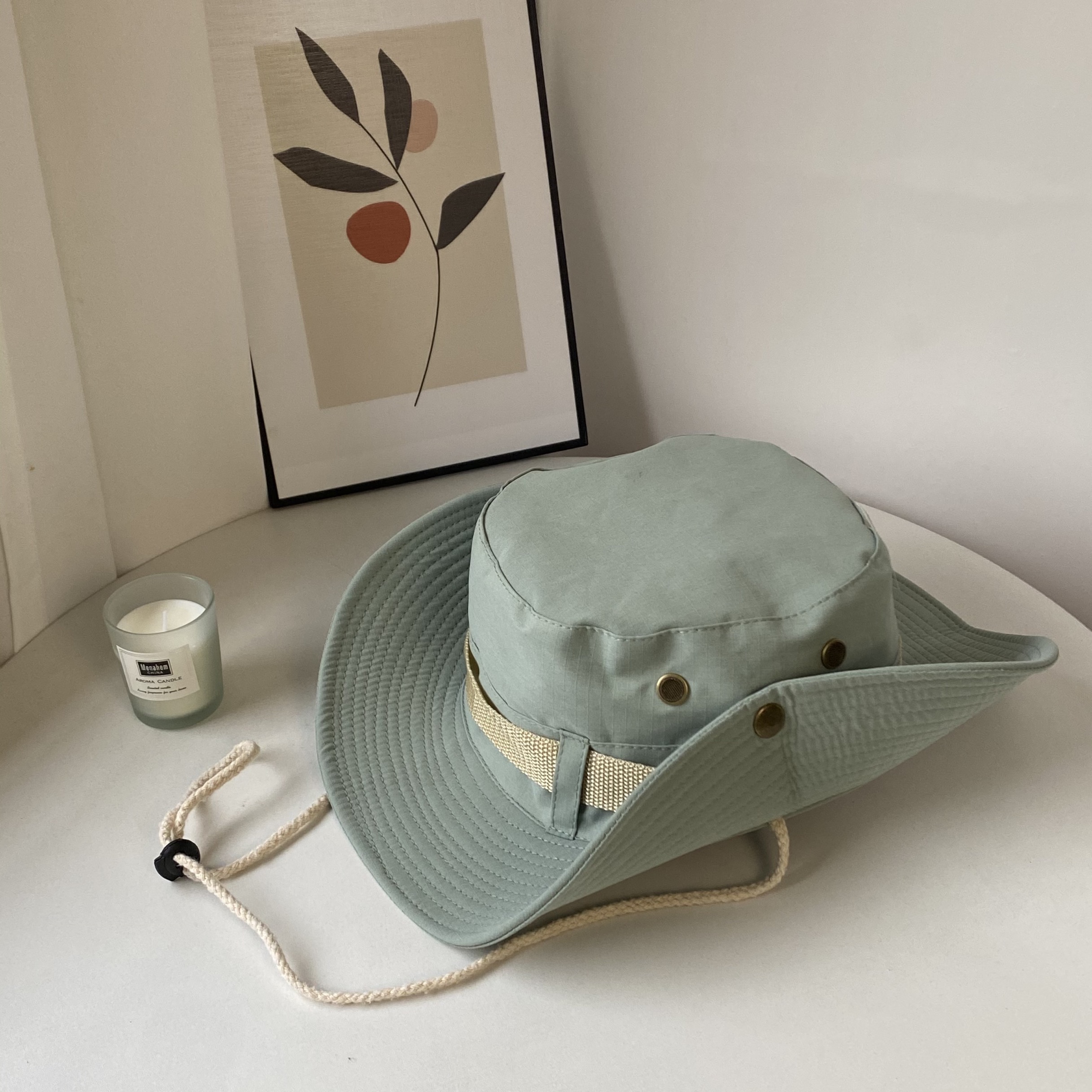 Men's Solid Outdoor Fisherman Hat