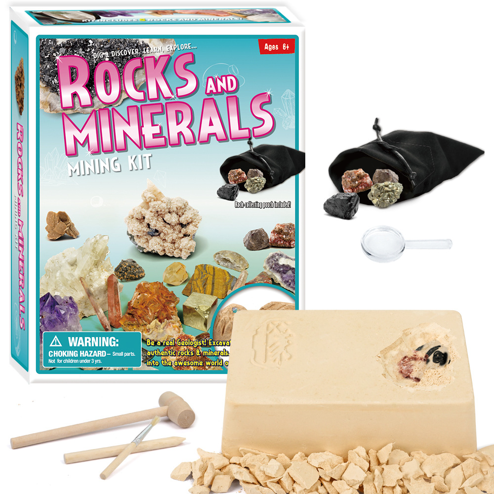 Rocks, Minerals & Gems Dig-A-Saurs Dig it Out Kit