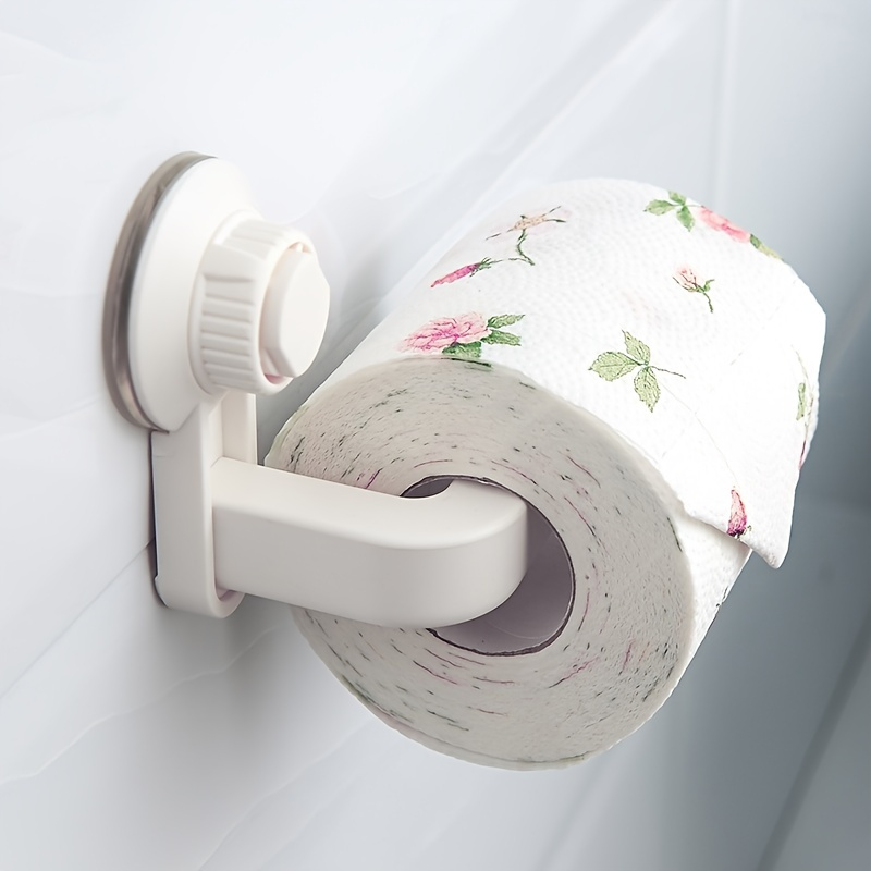 Self Adhesive Toilet Paper Towel Holder Plastics Wall Mount - Temu