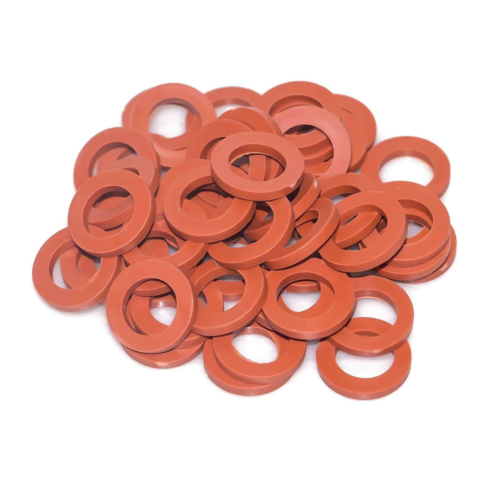 

10pcs Garden Hose Washer Heavy Duty Rubber Washer, Red O-rings Silicone Washer Gasket Combo Pack For Garden Hose