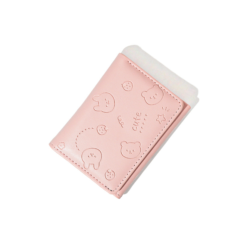 Cartoon Graphic Small Wallet, Women's Cute Wallet With Card Slots & Id  Window - Temu