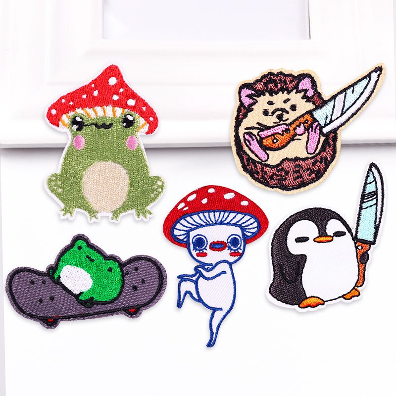 Cute Cartoon Animal Iron Patches Clothes Thermal Adhesive - Temu