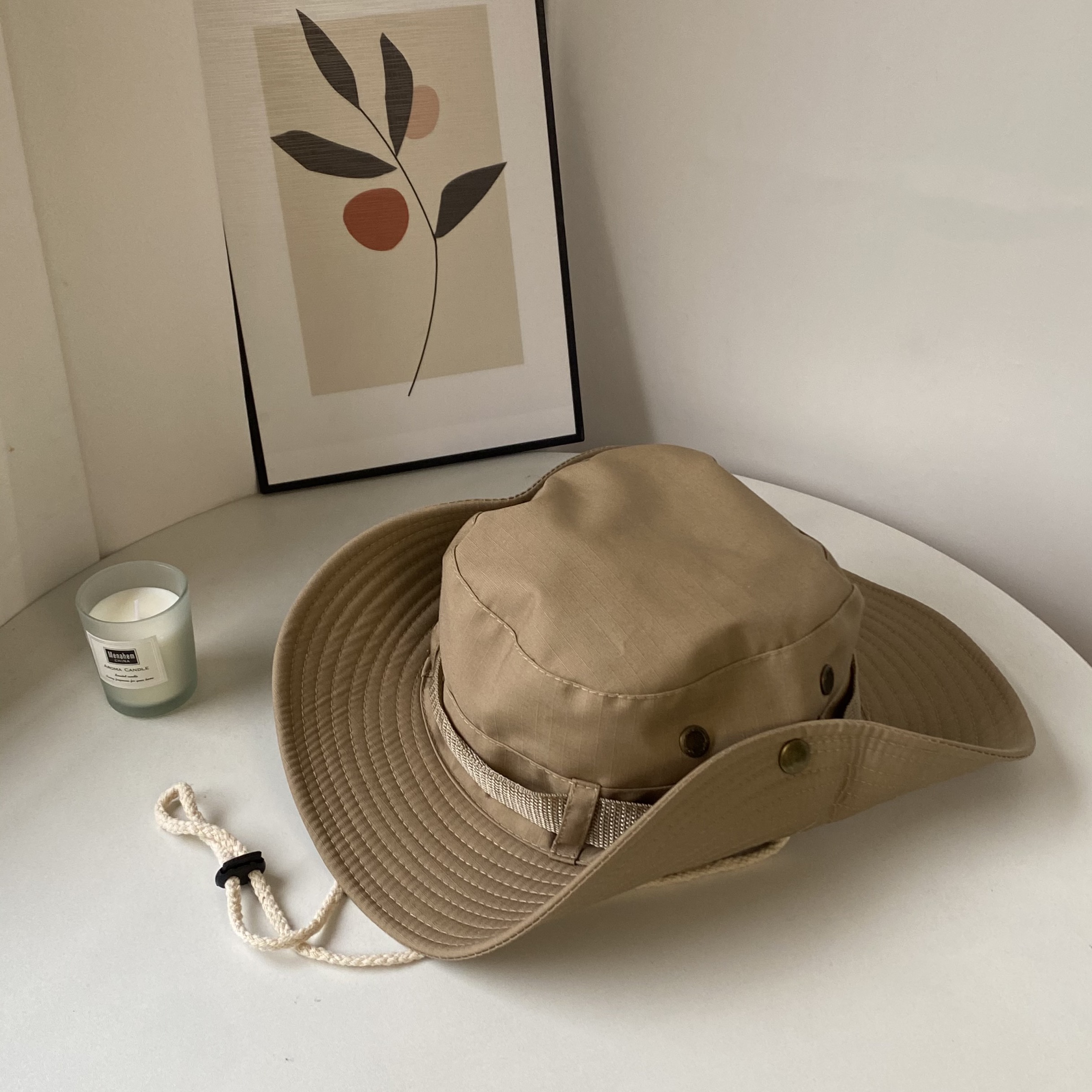 Men's Solid Outdoor Fisherman Hat