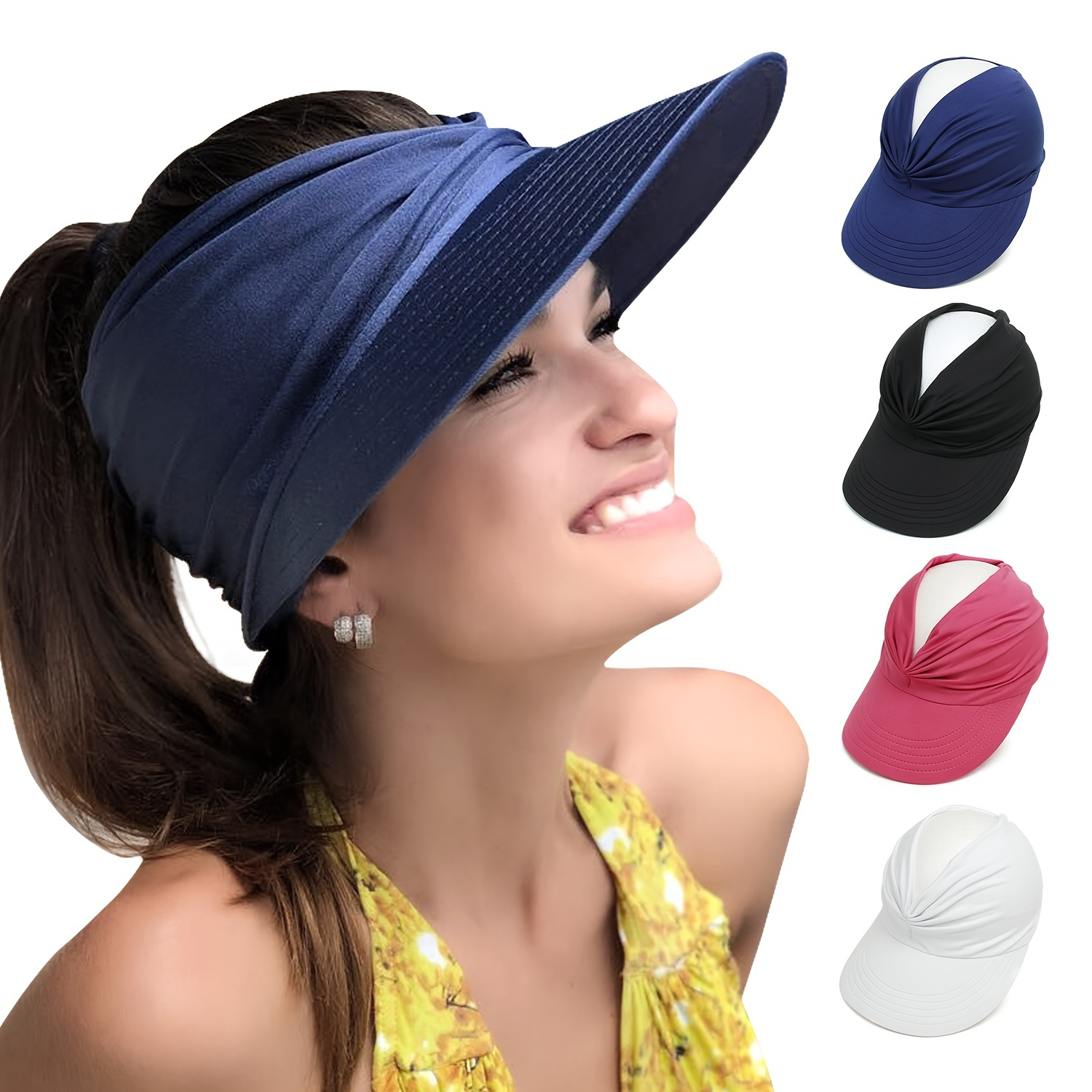 Animal Jacquard Beanie- blueleopardpaintjacquard, Women's Hats & Headbands