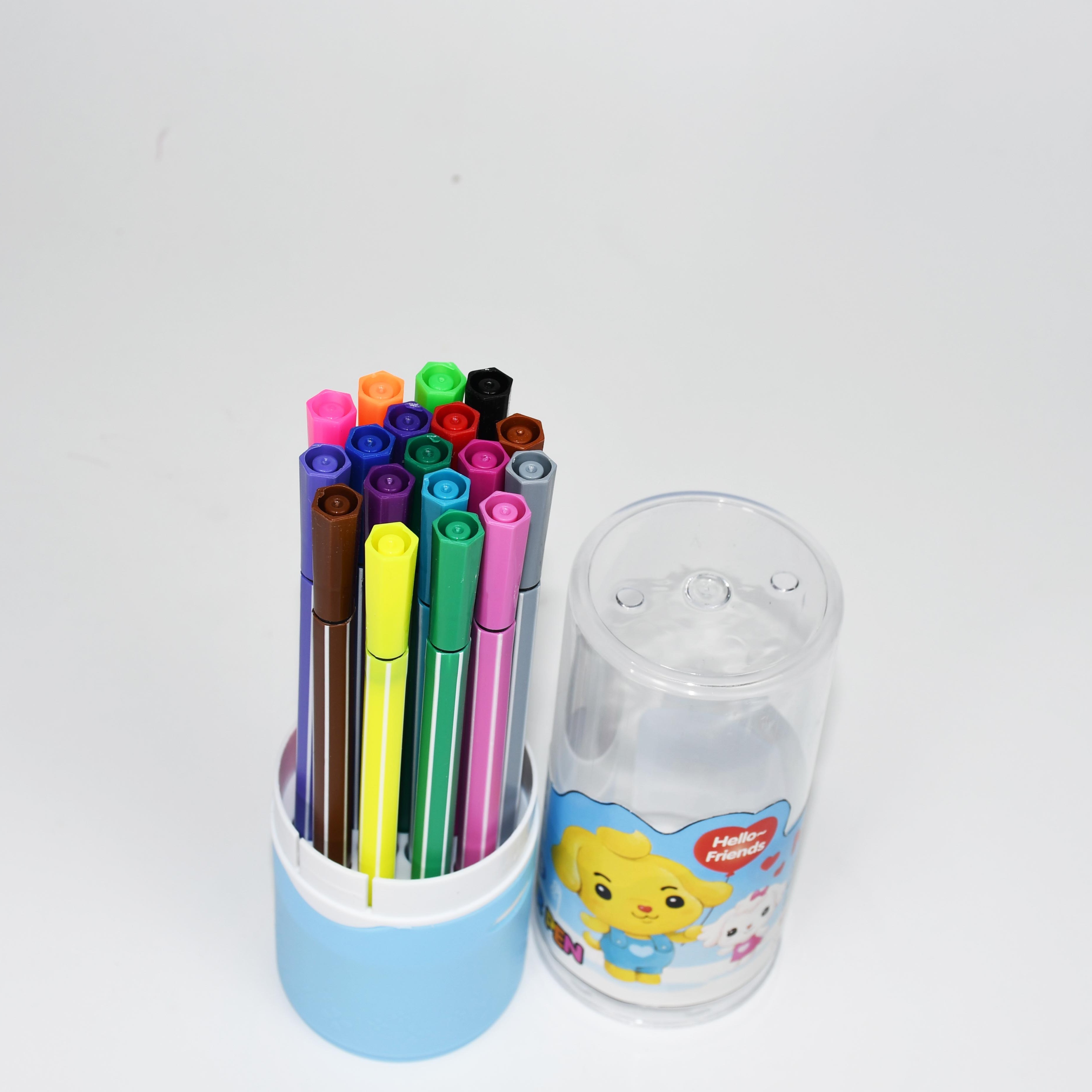 Water Color Pen 12 18 24 36 Colors Of Barrel For Kids And - Temu