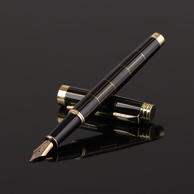 Pluma estilográfica para oficina de negocios, plumas de tinta para escribir,  pluma de tinta con punta de Metal de 0,5mm, moda YONGSHENG