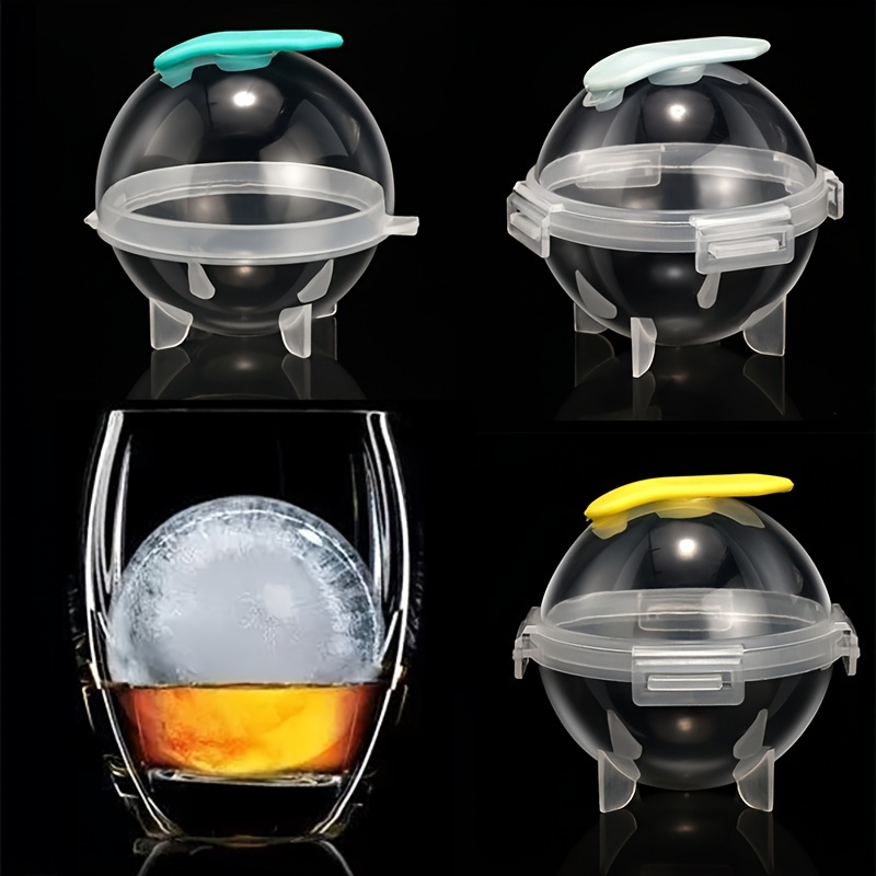 2Pc Silicone Ice Mold DIY Whiskey Cocktail Round Shape Ice Ball Maker  Kitchen Stackable Slow Melting Ice Cube Jelly Molds Machin - AliExpress