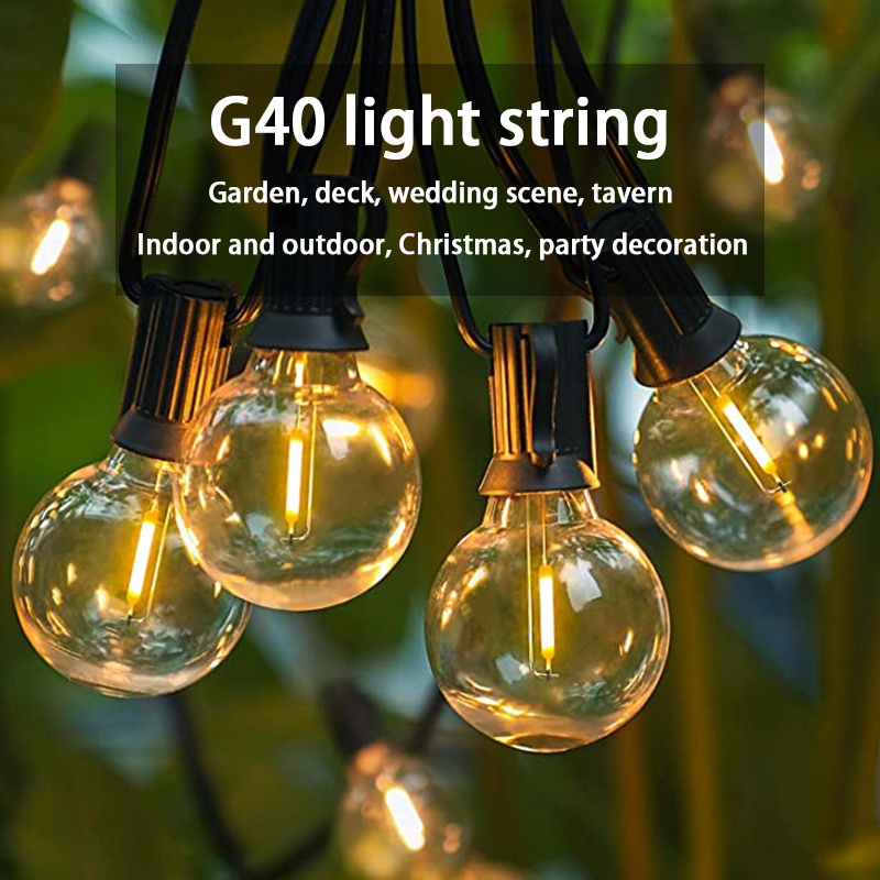 Glass Chandelier Lamp, Glass String Lights