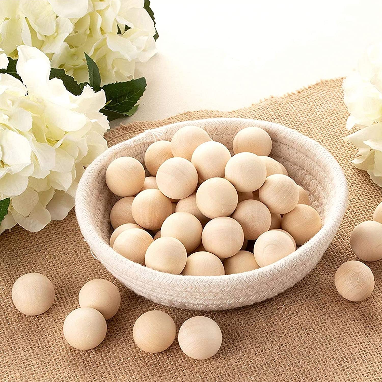 Wooden Balls Wooden Balls Hardwood Birch Balls For Crafts - Temu