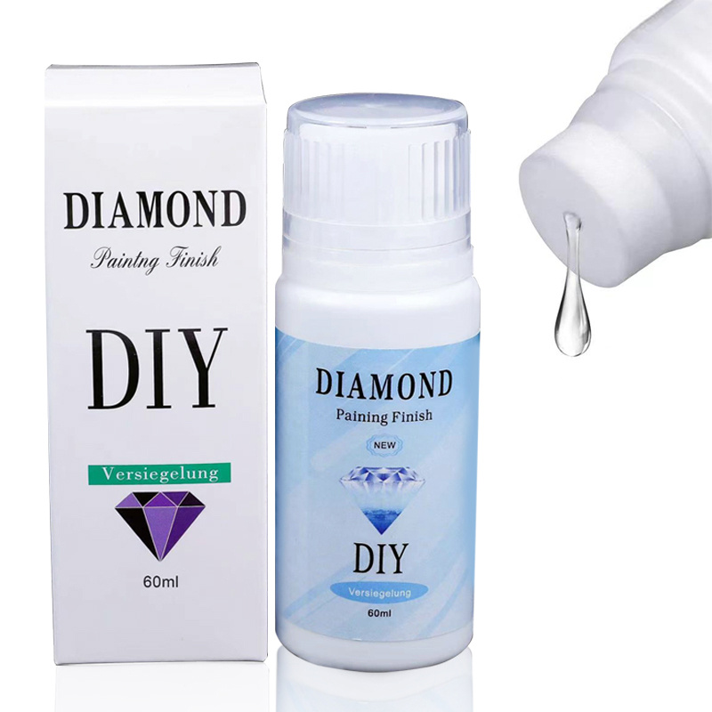 Diamond Painting Sealer 100ml, Jigsaw Puzzle Glue Diamond Art Glue Sealer  For Diamond Art, Diamond Painting Glue Supplies, Fast-drying, Permanent  Hold