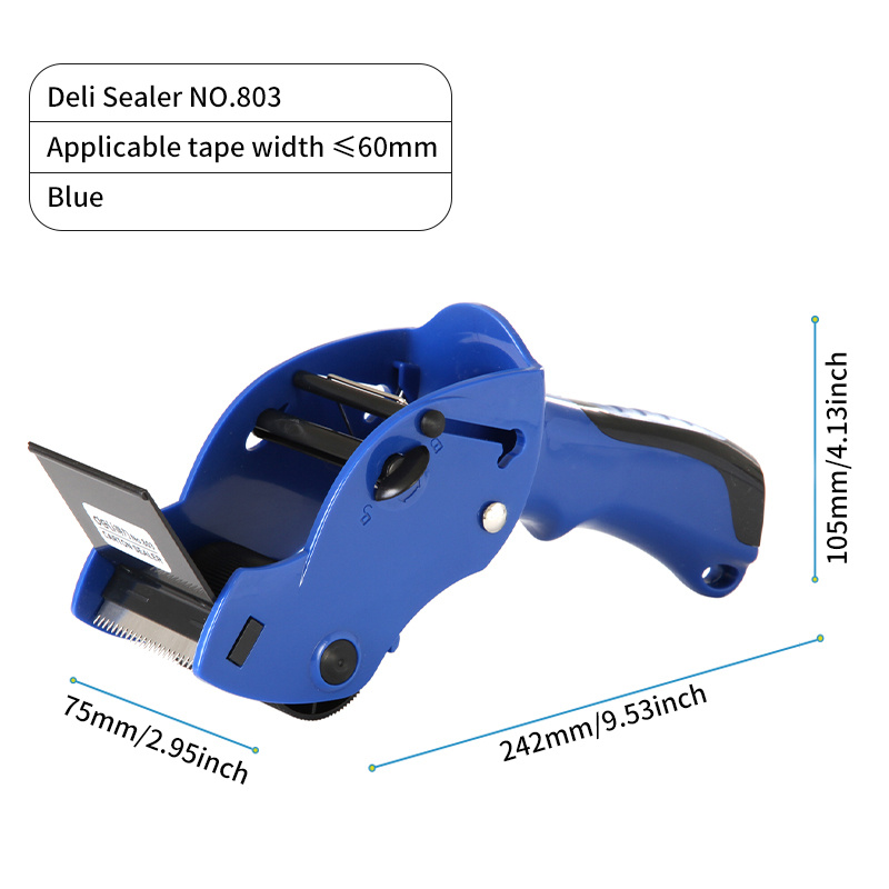  Sealing Packer Tape Dispenser Packaging Parcel 60mm Width  Roller Cutter Holder Tape Dispenser Refill Rolls Clear : Office Products