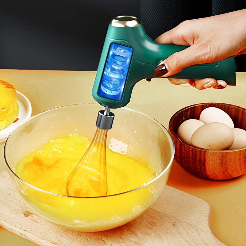 Kitchen Aid - Batidora de mano eléctrica de 7 velocidades, batidor  eléctrico de mano para el hogar con varillas para batir huevos, amasar,  batidor de