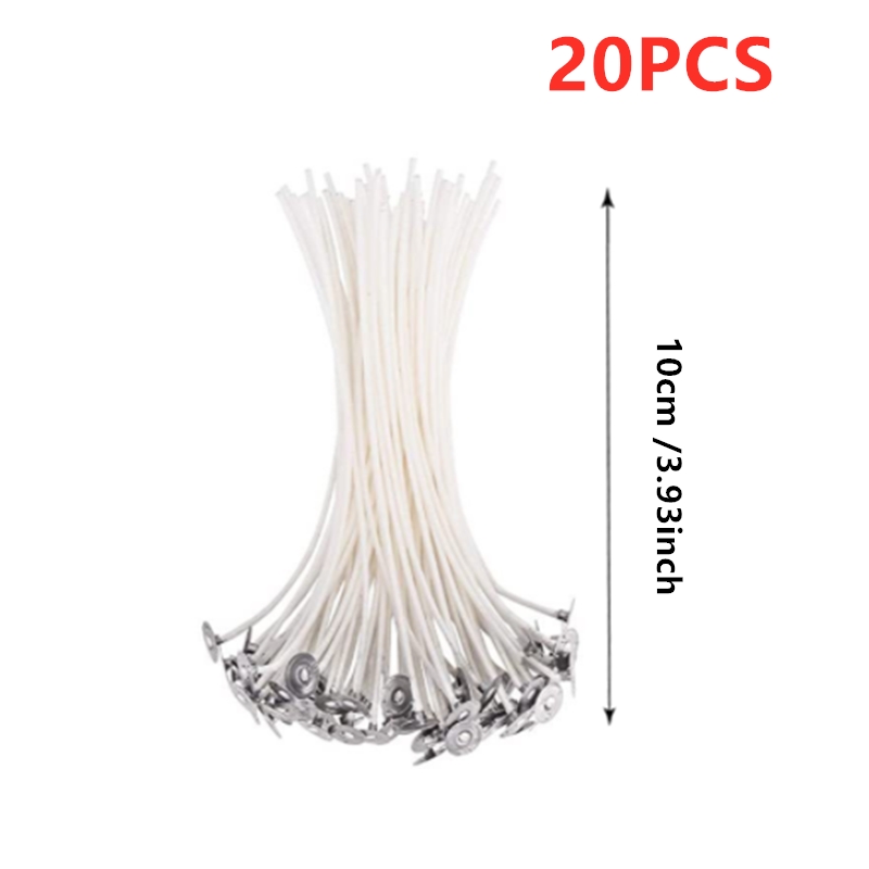 500Pcs ECO Wicks For Soy Candles, 8 Inch Pre-Waxed Candle Wick For
