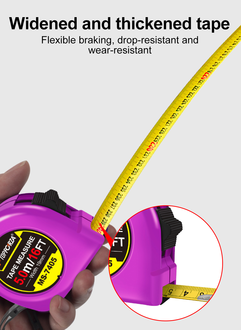 Tape Measure Self locking Steel Retractable Ruler Magnetic - Temu