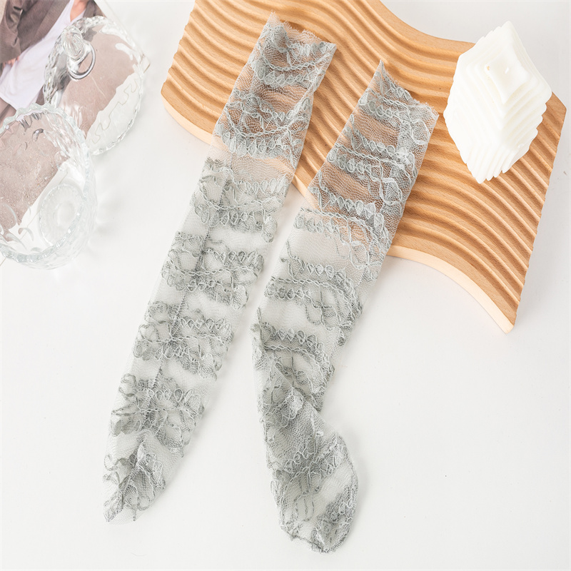 nylon lace socks