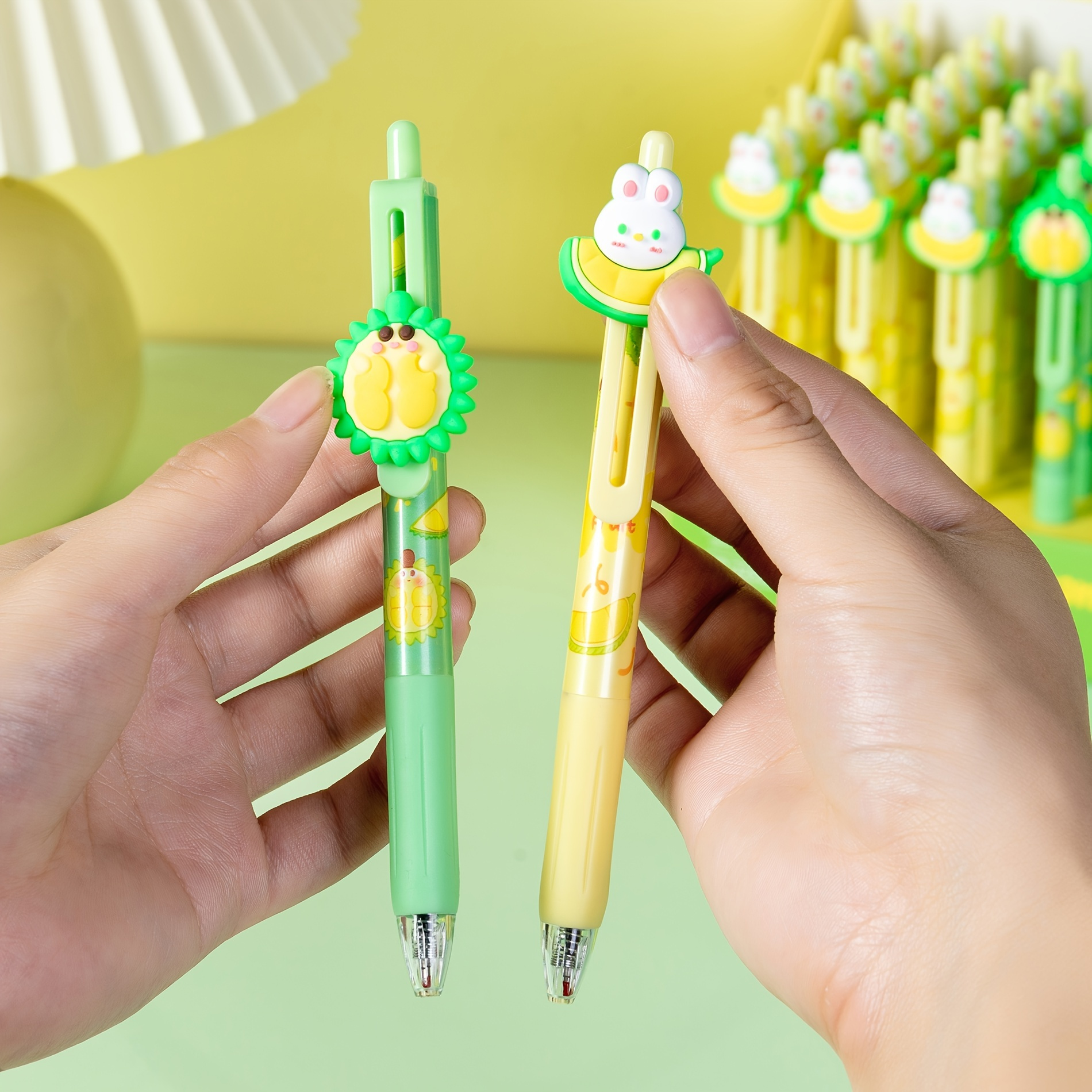 Retractable Ballpoint Pens: Including Animal/food/fruit - Temu