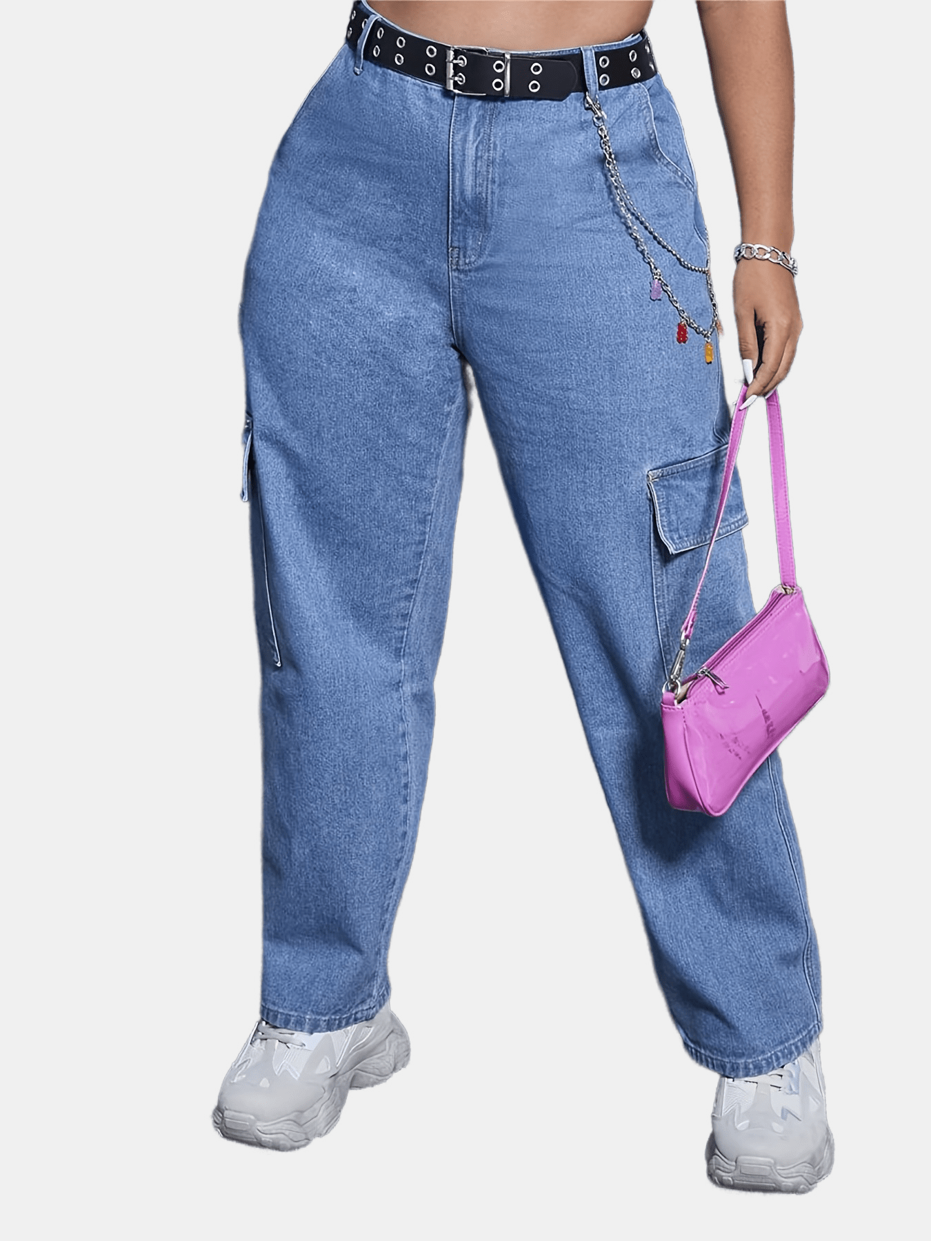 High Waist Jeans Women Baggy Jeans Straight Legs Pants Y2k - Temu