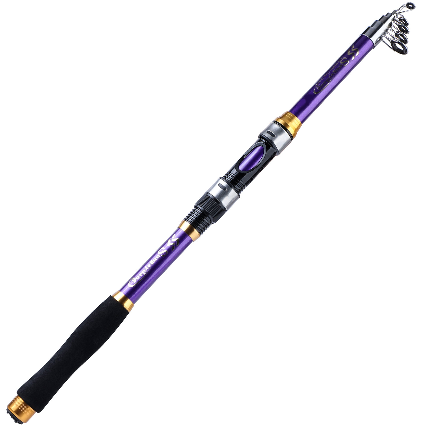 Wchiuoe Sturdy Durable Portable Fishing Rod, Beginner Fishing Rod, For Outdoor Use Adult Children Fishing Lover Beginner Sea/Fresh Fishing Fishing Tac