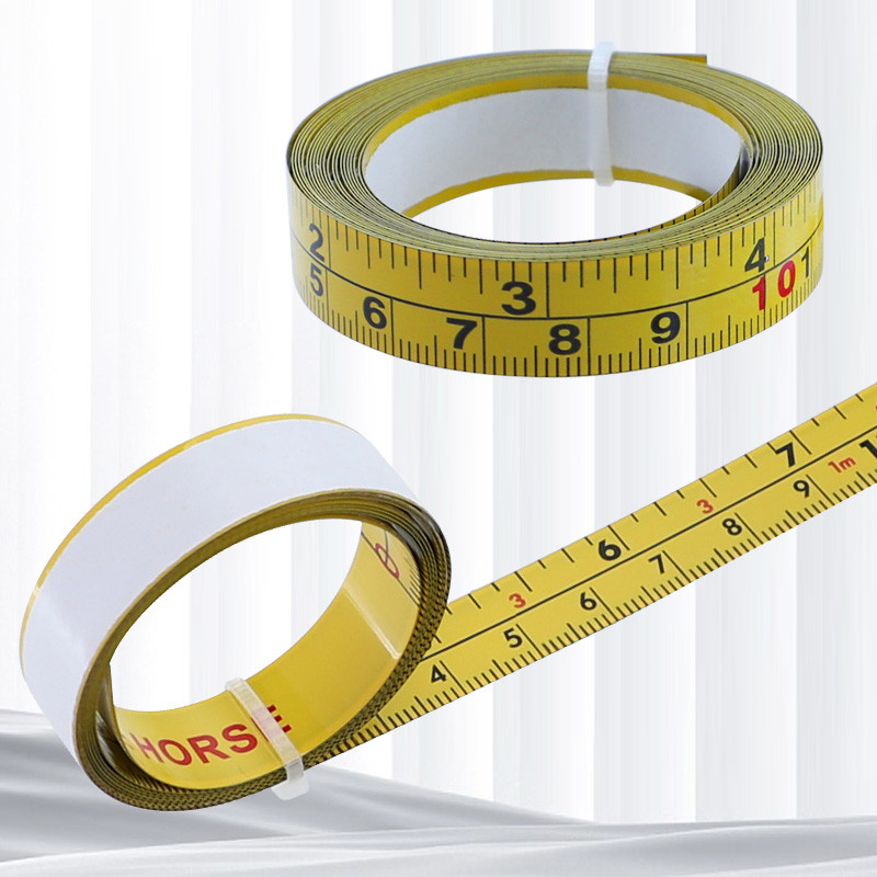 EJ.life Ruban à mesurer adhésif pour table de couture Ruban à mesurer  adhésif Double échelle couture mesure règle flexible sur
