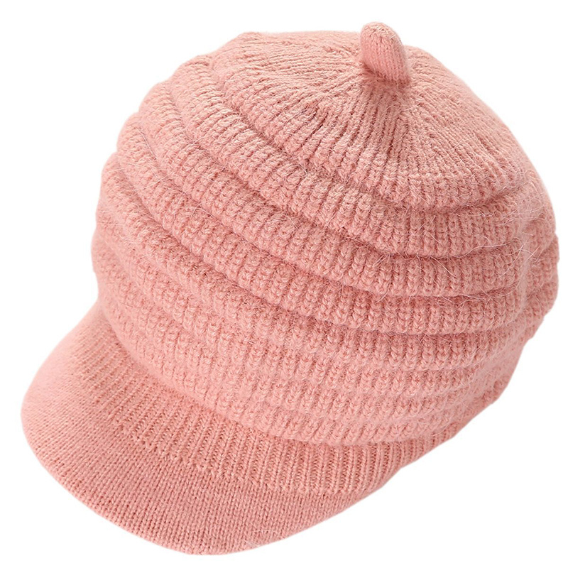 Mimigo Élastique Tricoté Chapeau Chaud Bonnets Casquettes Femmes