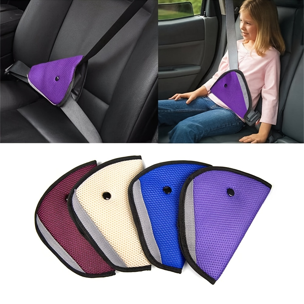 Kids Car Safe Fit Seat Belt Adjuster, Dispositif De Sécurité Pour Bébé  Triangle Robuste Protection Positioner Carriages Accessoires Intimes -  Automobile - Temu