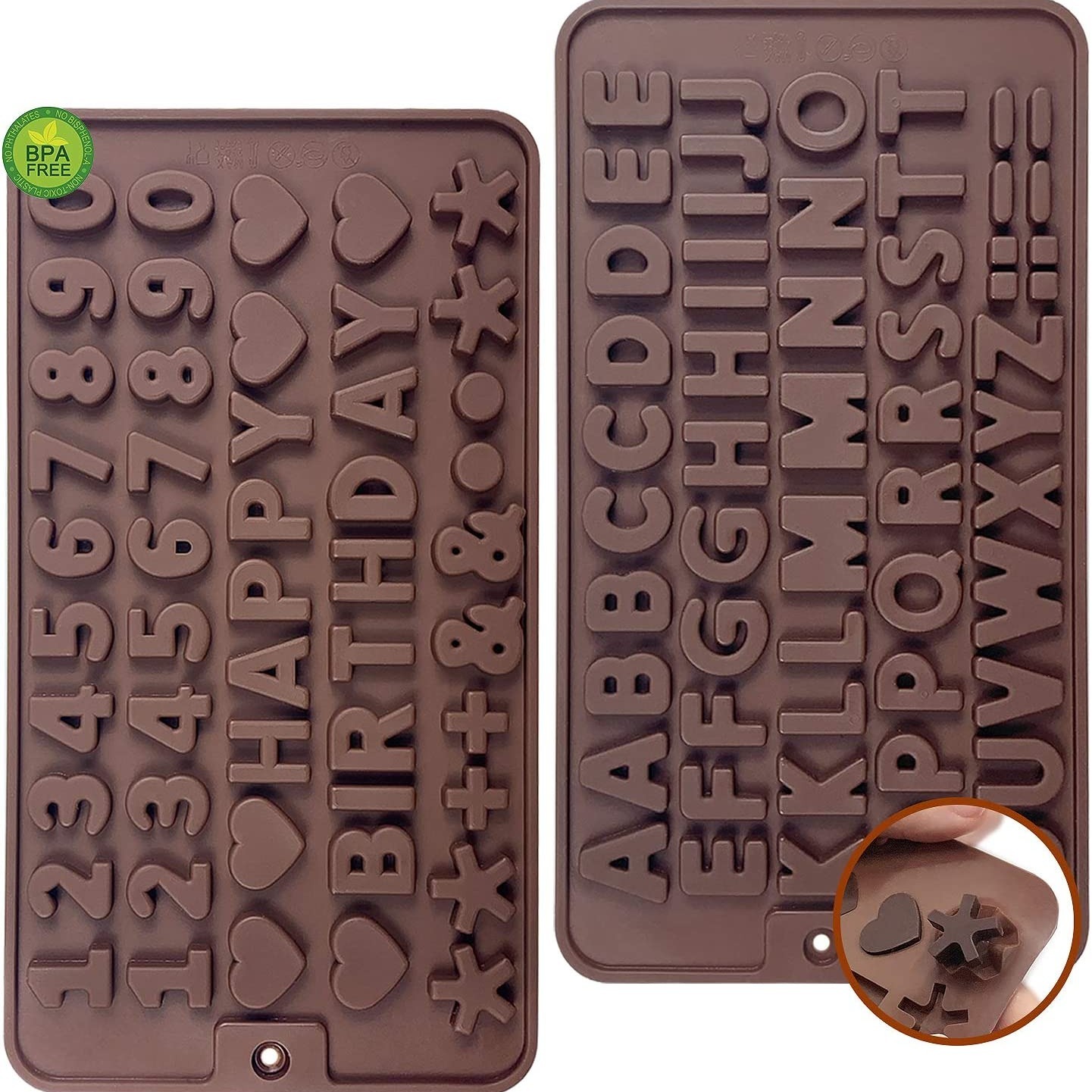 Non stick Silicone Chocolate Letter And Number Mold For - Temu