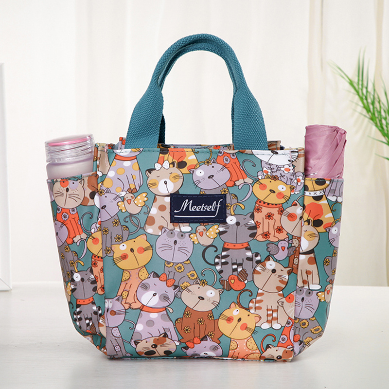 Insulated Lunch Box Storage Bag - Reusable Animal Printed Cooler Bag Handbag  For Office, School, Picnic, Beach, Outdoor Camping - Temu