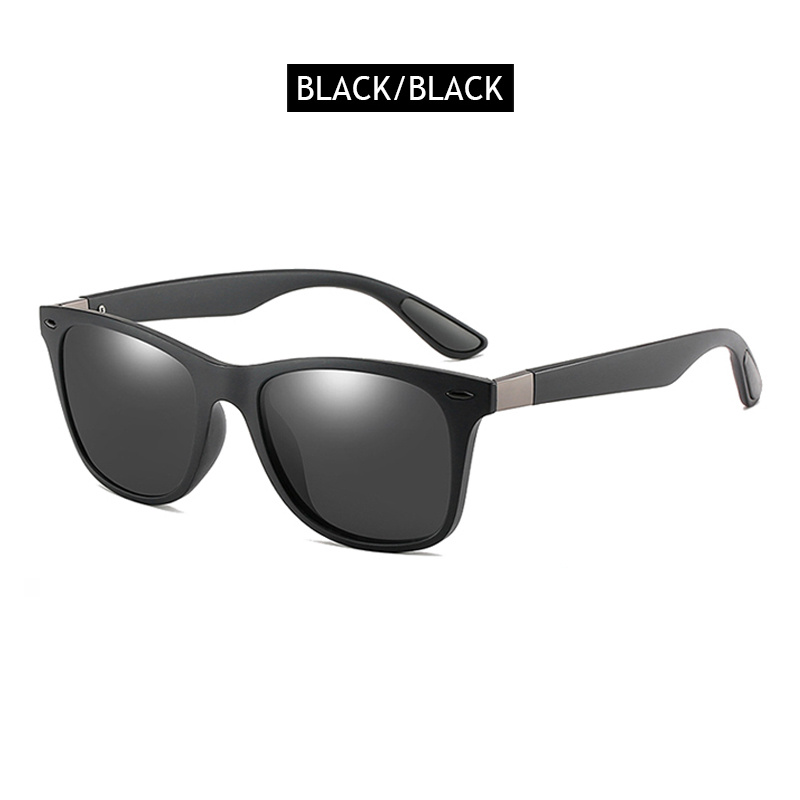 1pc Polarized Sunglasses Men Classic Square Plastic Driving