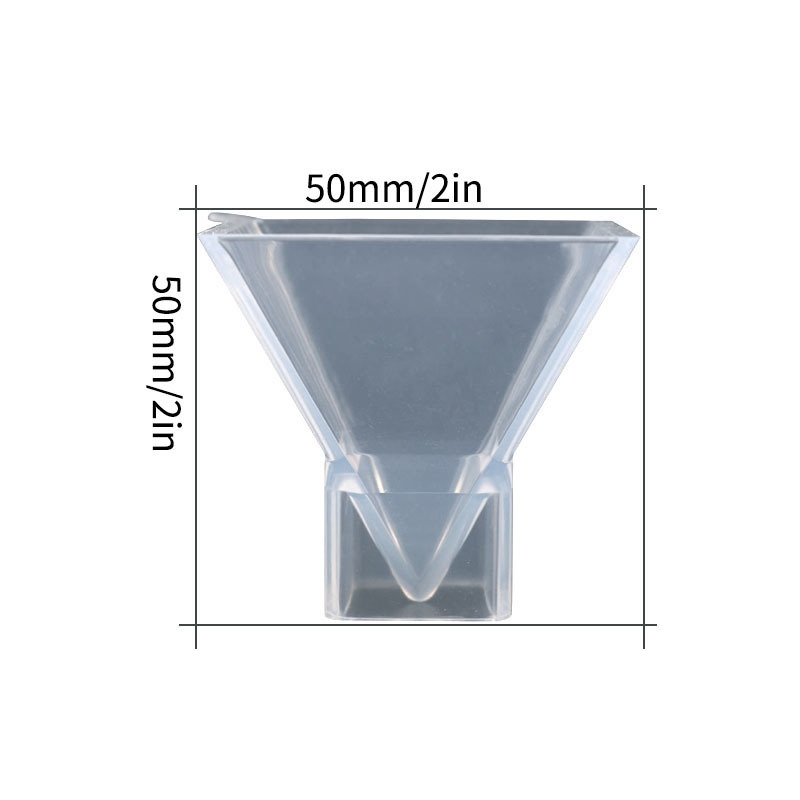 1 To High Transparency Pyramid Mold Silicone Resin Mold For - Temu