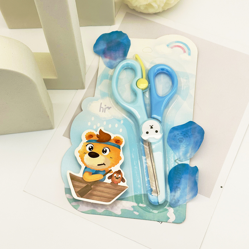 Deli Cute Kawaii Scissor Desk Stand Design Scissor For - Temu