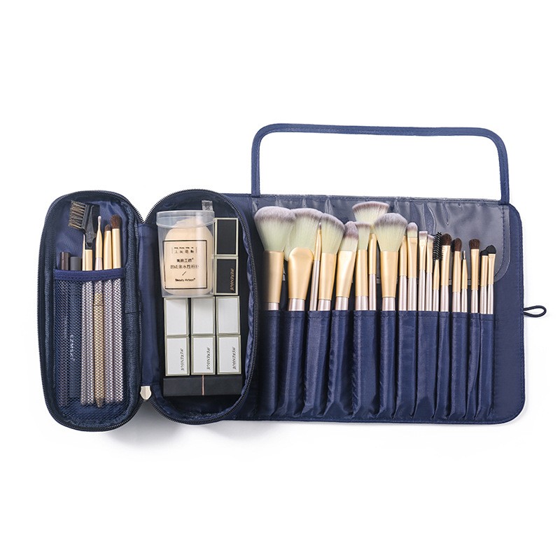 1pc Black Makeup Brush Bag Envelope Bag Makeup Brush Universal Storage Bag  Portable Travel Pu Leather Clutch Makeup Bag - Beauty & Health - Temu  Bulgaria