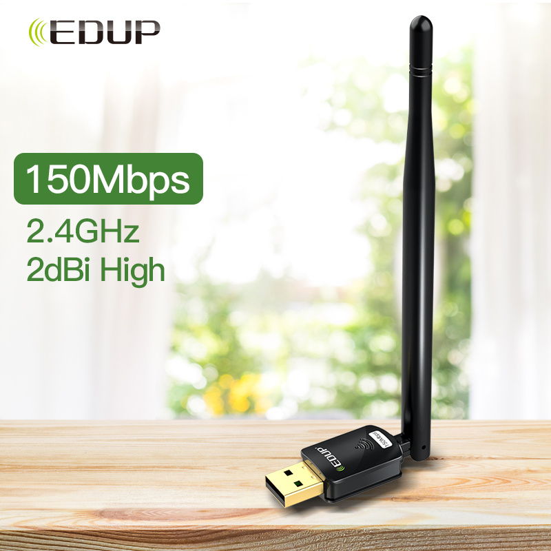 Edup Usb Wireless 2dbi High Antenna 802.11n Ethernet 2.4ghz - Temu