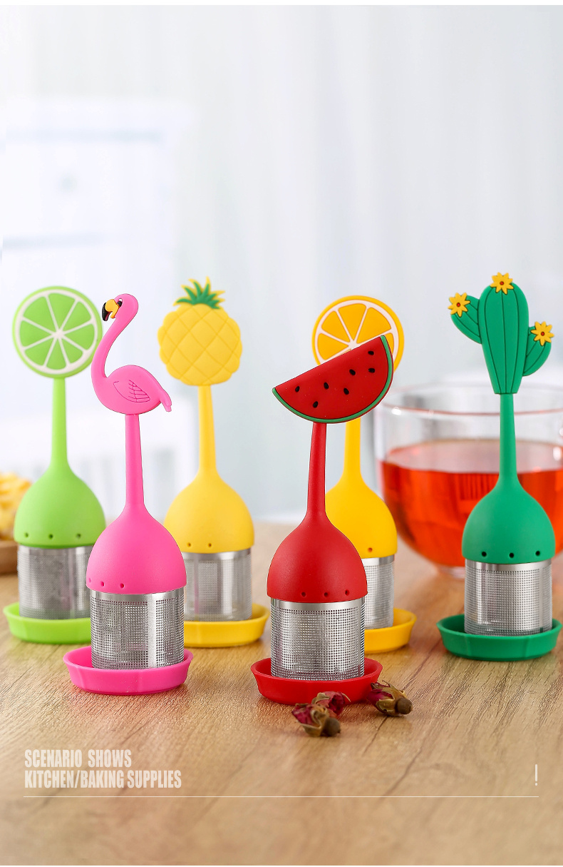 Cute Tea Infuser Reusable Loose Leaf Tea Steeper Kawaii Tea Temu