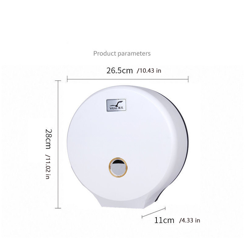 1pc Waterproof Tissue Box Toilet Tissue Box Jumbo Roll Tissue Box Hotel Tissue Box Public Toilet