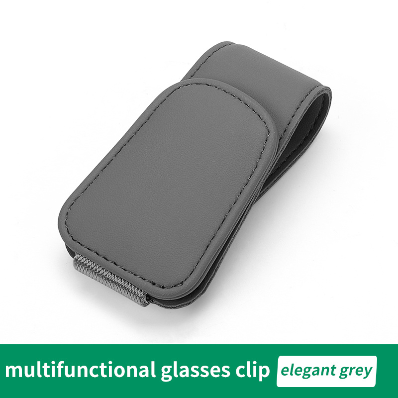 Car Visor Glasses Case Car Sunglass Holder Reusable Glasses Holder for Car  rfzOA