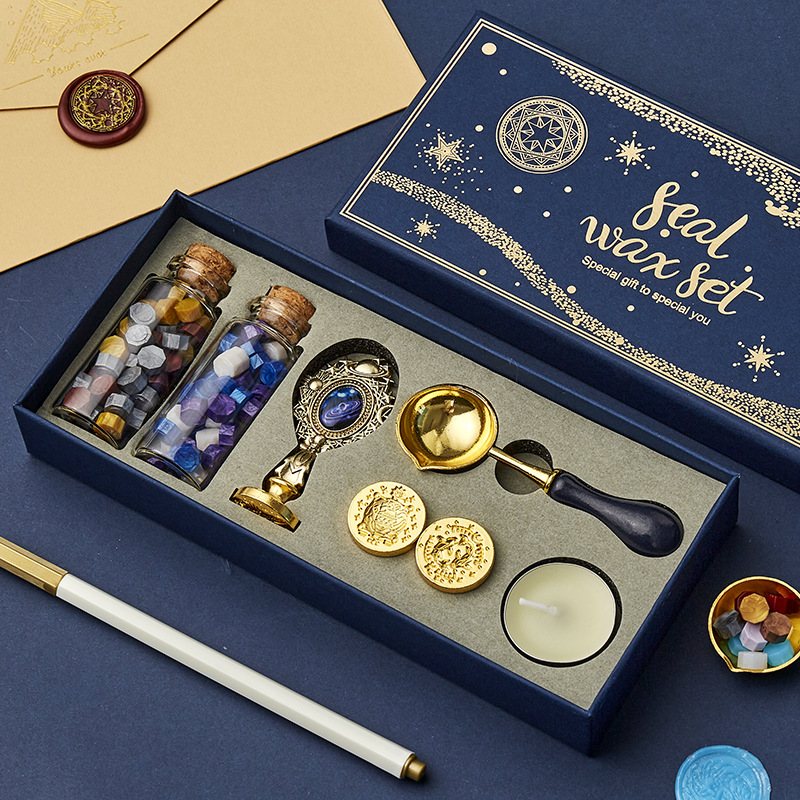 D&D Magic Schools Envelope Seals Wax Stamp Gift Set / Kit 