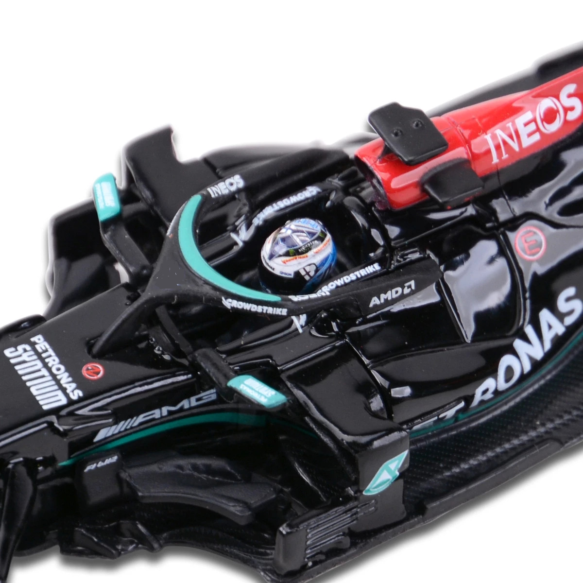 Burago 1:43 2021 F1-W12: Super Toy Car Models of Lewis Hamilton and  Valtteri Bottas - Formula One Simulation Alloy