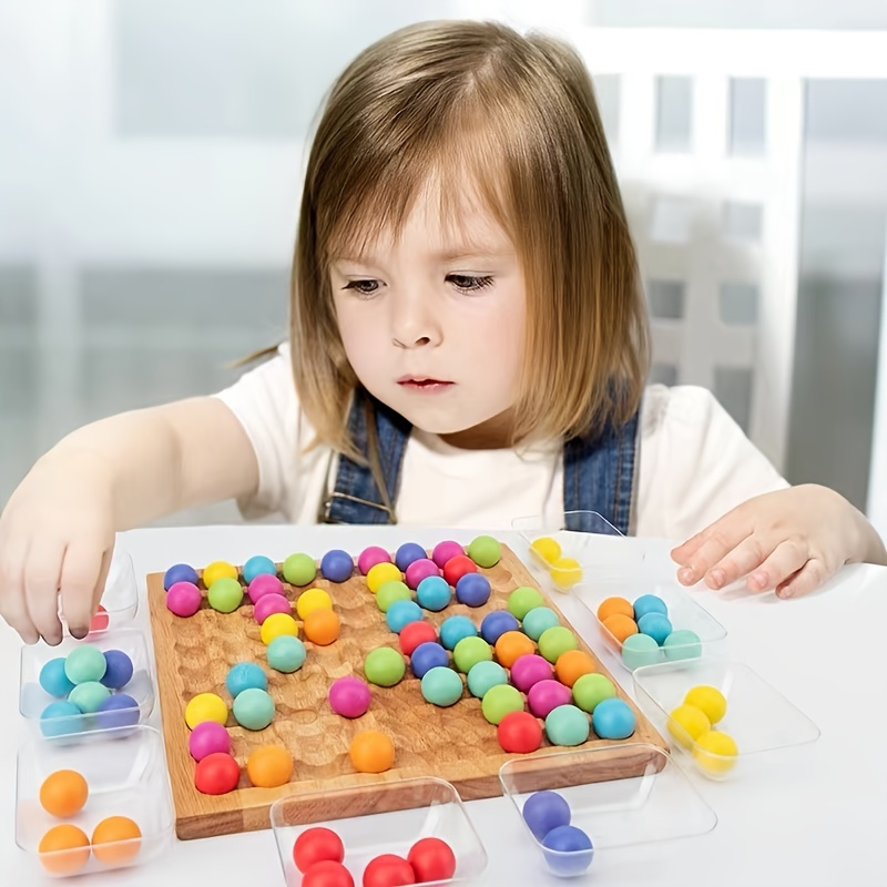 Anel Jogos , Xadrez , Infantil Concentração Treino , Cor Correspondência  Pensamento Treino , Pai-Filho Interativo Quebra-Cabeça Jogo De Tabuleiro ,  Brinquedos De Madeira