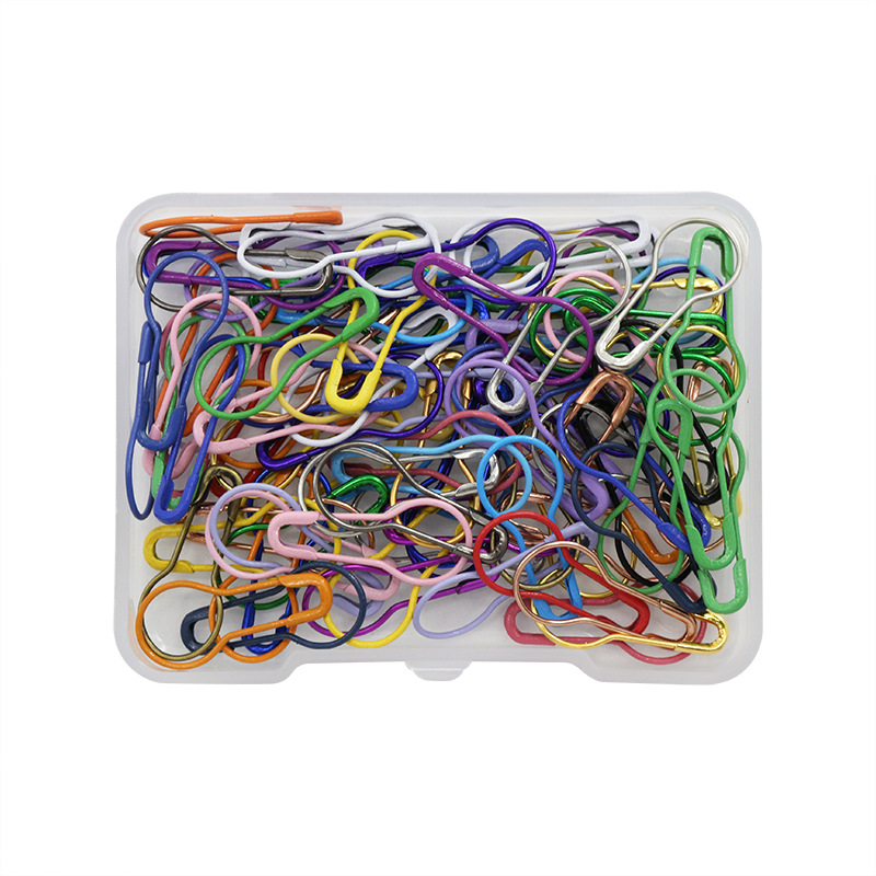 FAGINEY 240Pcs Colorful Safety Pins 32mm Stainless Steel Safety Pins Mini  DIY Sewing Quilting Tools,Multi Colored Safety Pins,Mixed Colors Safety Pins