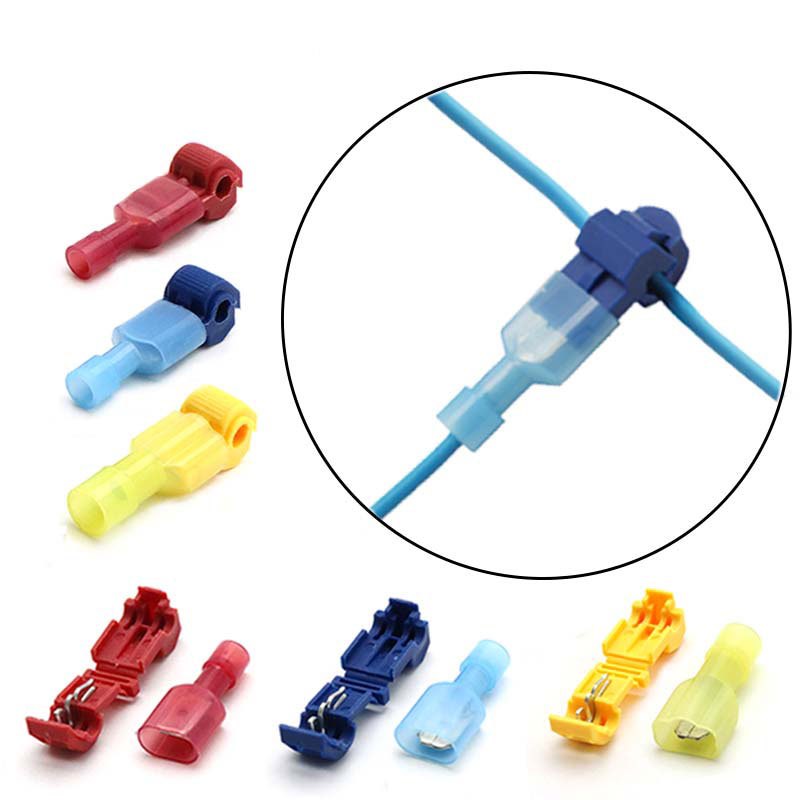 40/50/100pcs Quick Electrical Cable Connectors Snap Splice Lock Wire